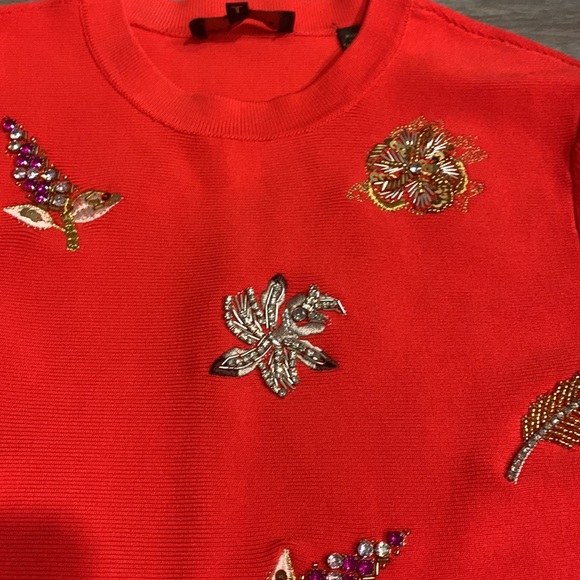 Beaded peplum top - Picture 1 of 6
